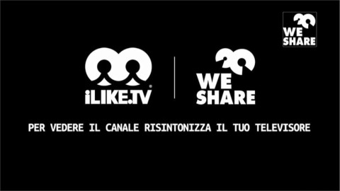 Cartello Risintonizzazione We Share – iLike.Tv