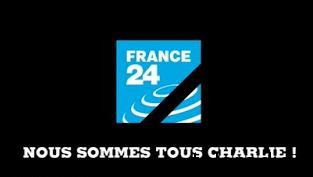 Logo a Lutto per France 24