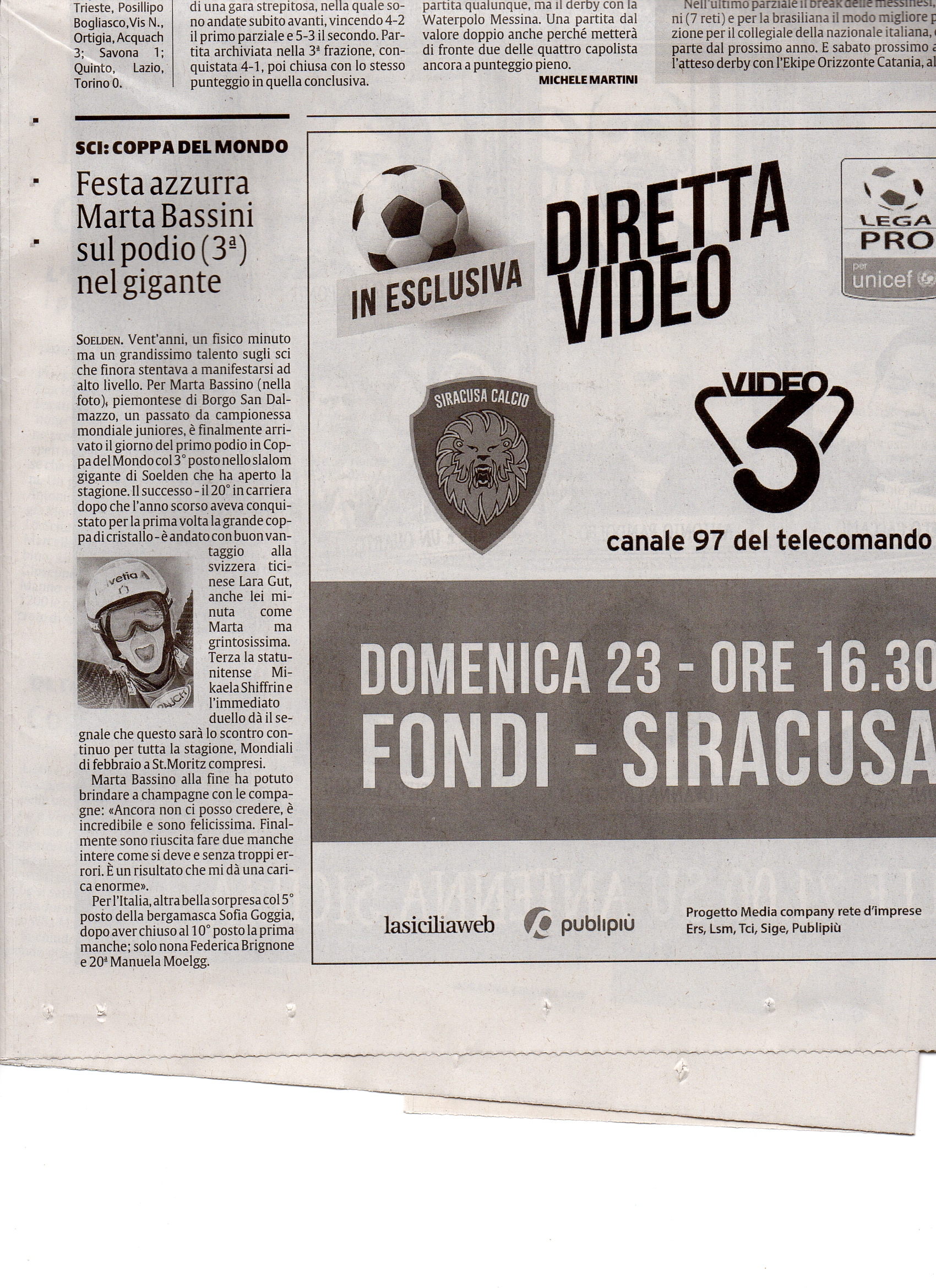 Fondi-Siracusa Diretta Tv Video 3 Domenica 23 Ore 14.30