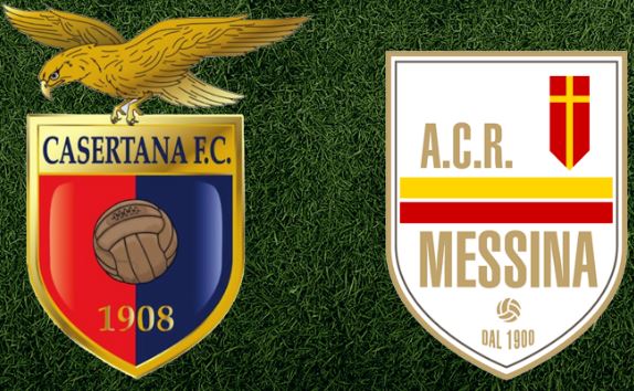 Casertana-Messina diretta Antenna Sicilia domenica 12 marzo ore 14.30