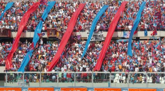 Teste di calcio: tutte le gare in casa del Catania su Videoregione