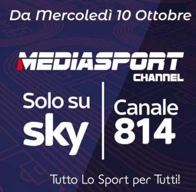 Mediasport Channel al canale 814 Sky