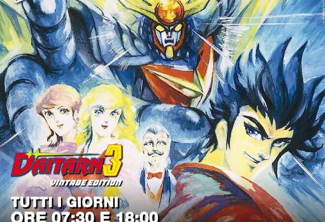 L’imbattibile Daitarn 3 torna su Supersix Tv